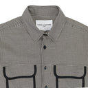 DOUBLE POCKET BROWN CASUAL BUTTON-DOWN SHIRT