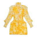 TIE DYE PRICESA AZTECA YELLOW DAY DRESSES