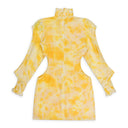 TIE DYE PRICESA AZTECA YELLOW DAY DRESSES