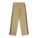 NWT DICKIES 1922 X OC CONTRAST LEOPARD SIDE STRIPE BEIGE DRESS PANTS