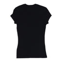 BASIC OFF FITTED SHORT SLEEVE BLACK T-SHIRT