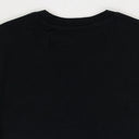 BASIC OFF FITTED SHORT SLEEVE BLACK T-SHIRT