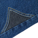 B- BLACK/BLUE STRAIGHT JEANS