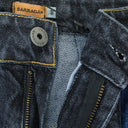 B- BLACK/BLUE STRAIGHT JEANS