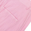 DYED AND BLEACHED MUSLIN PINK STRAIGHT PANTS