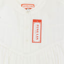 PLEATED WHITE DRESS