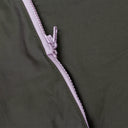 HALF ZIP ANORAK OLIVE/LAVENDER HOODIE