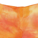 HAND PAINTED LINEN V ORANGE TROUSER