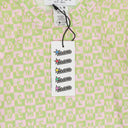 CHECKERED LOGO MESH LONG SLEEVE PINK/GREEN TOP