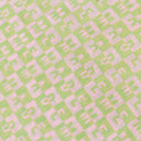 CHECKERED LOGO MESH LONG SLEEVE PINK/GREEN TOP