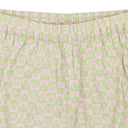 CHECKERED LOGO PINK TRACK PANTS