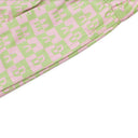 CHECKERED LOGO PINK TRACK PANTS