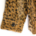 LEOPARD FUR LS MULTI CASUAL BUTTON DOWN SHIRT