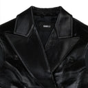 SLEEVELESS BLACK COAT