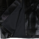 SLEEVELESS BLACK COAT