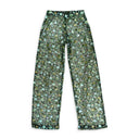 SEQUIN LACE CADY GREEN CASUAL PANTS