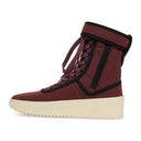 MILITARY SNEAKER' HI-TOP BURGUNDY SNEAKERS