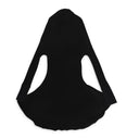 PONTE HOODIE BLACK DRESS