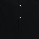 DOUBLE OPENING BLACK BUTTON-DOWN SHIRT