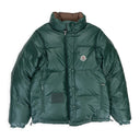 VERONE GREEN/BROWN DOWN & PUFFER JACKET