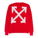 GRAPHIC KNIT L/S RED T-SHIRT