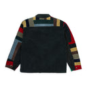 CORDUROY PATCHWORK MULTI-COLOR PULLOVER SWEATERS