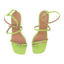 BUCKLE GREEN SANDALS & FLIP-FLOPS