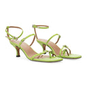 BUCKLE GREEN SANDALS & FLIP-FLOPS