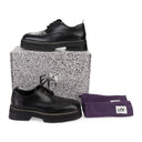 PHOENIX LEATHER BLACK OXFORDS & DERBY SHOES