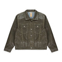 BUWAS ACID SMOKE BUCK WET BROWN DENIM JACKET