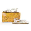 EXCLUSIVE CHERRY ORIGINAL RED/WHITE SANDALS