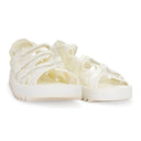 SILICON SANDALE - COLLABORATED WITH SUIC WHITE SANDALS