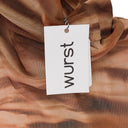LONG SLEEVE BROWN TURTLENECK SWEATER