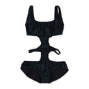 DOUBLE E MIO BLACK ONE-PIECE SWIMSUIT