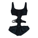 DOUBLE E MIO BLACK ONE-PIECE SWIMSUIT