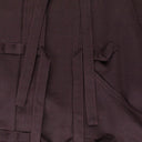 WOOL TIE KNOT BURGUNDY JACKET