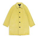 HOUNDSTOOTH TEXTURED REVERSIBLE MAC YELLOW COAT