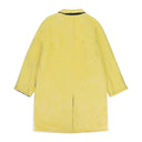 HOUNDSTOOTH TEXTURED REVERSIBLE MAC YELLOW COAT