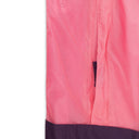 EGGPLANT COLOR BLOCKED NYLON PURPLE/PINK JACKET