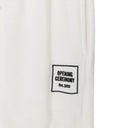 UNISEX MINI BOX LOGO WHITE SWEATPANTS