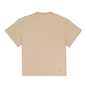 SS LOGO CHEST PRINT DARK SAND T-SHIRT