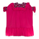 ASSORTED EMBROIDERED HUIPIL BABYDOLL PINK DRESS