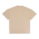 SS LOGO CHEST PRINT DARK SAND T-SHIRT