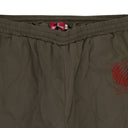 WAVE QUILTED ARMY GREEN JOGGERS