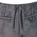 PLEATED BLUE MINI SKIRT