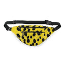 LENTICULAR MESH FANNY PACK BLACK/YELLOW BELT BAG