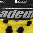 LENTICULAR MESH FANNY PACK BLACK/YELLOW BELT BAG