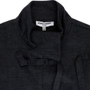 WOOL TIE KNOT BLACK JACKET