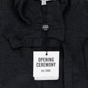 WOOL TIE KNOT BLACK JACKET