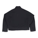 WOOL TIE KNOT BLACK JACKET